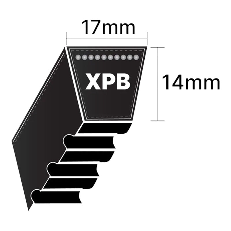 Major Brand XPB3170 SPBX-Section Cogged V-Belt - Allow 2-3 Days