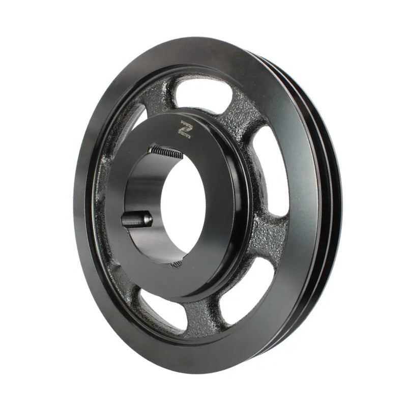 200X2SPZ 200mm Pitch Diameter SPZ Section Tapered Locking Bush Type Pulley with 2 Grooves (Bush not Incl.)