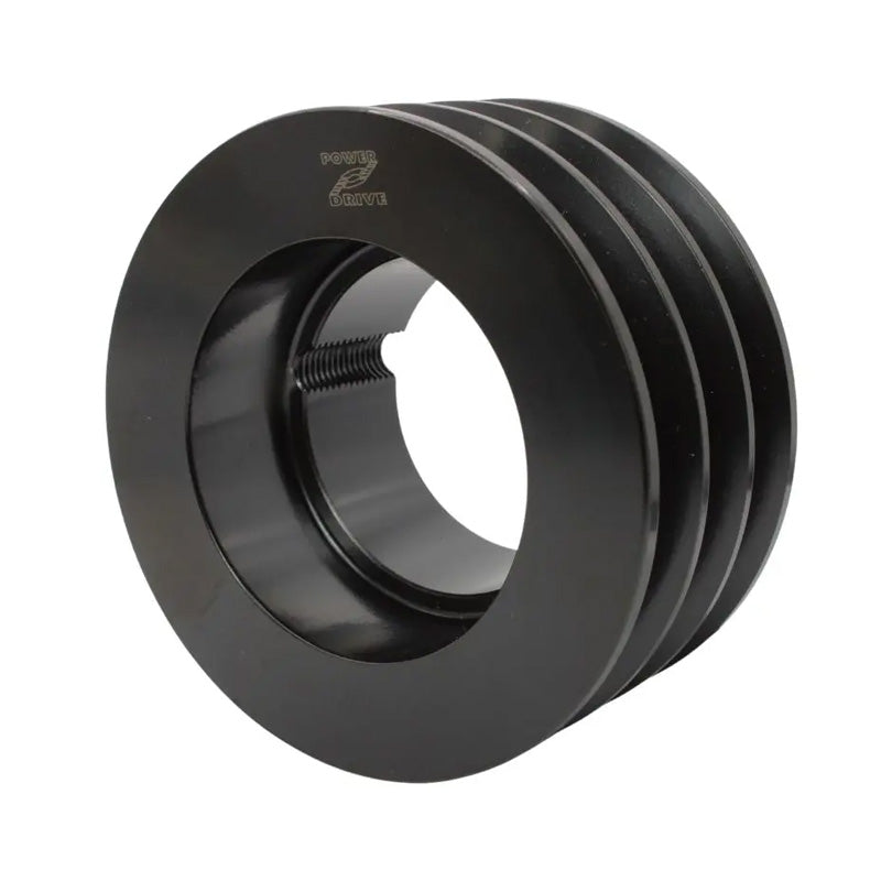 132X3SPZ 132mm Pitch Diameter SPZ Section Tapered Locking Bush Type Pulley with 3 Grooves (Bush not Incl.)