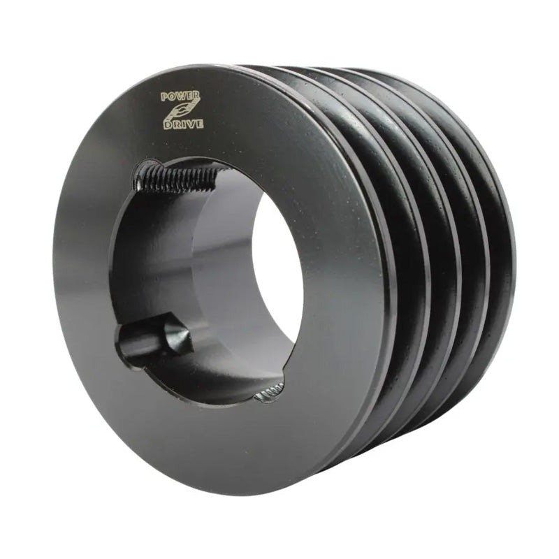 80X4SPZ 80mm Pitch Diameter SPZ Section Tapered Locking Bush Type Pulley with 4 Grooves (Bush not Incl.)