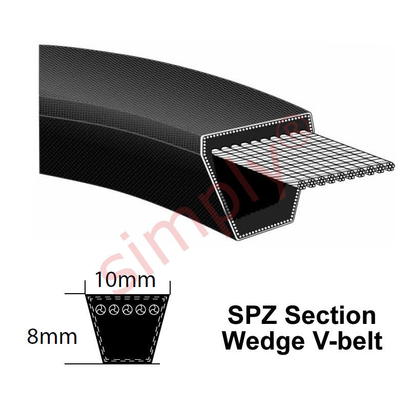SPZ1487 Premier Quality SPZ-Section V-Belt