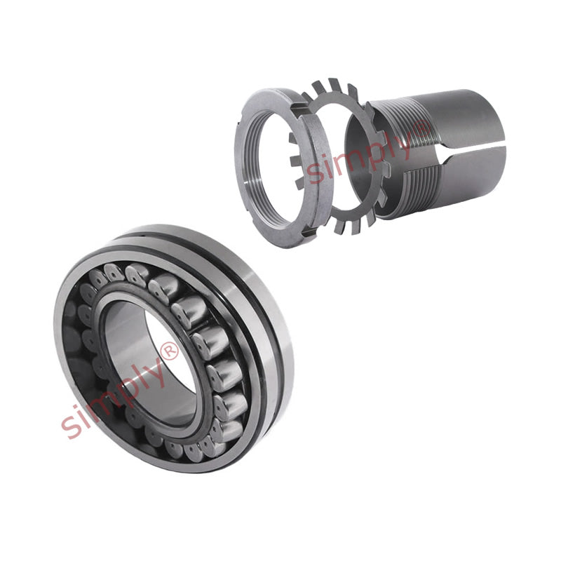 FAG 23064KMB Spherical Roller Bearing with H3064 Adapter Sleeve 300x480x121mm