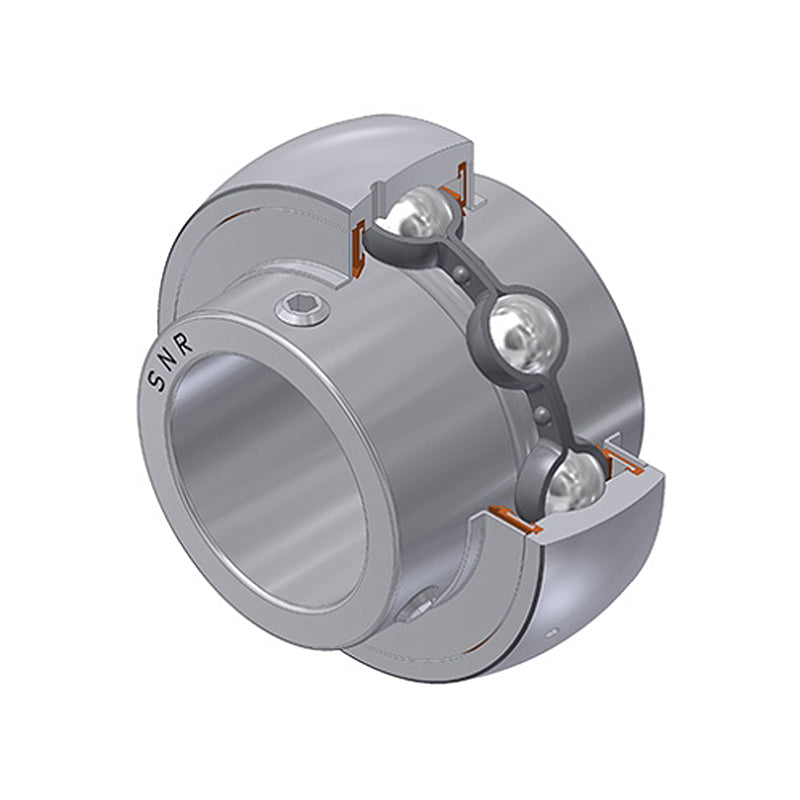 SNR SUC210-32 Imperial Stainless Full Width Spherical Outer Food Safe Bearing Insert 2 inch Bore 90mm Outside Diameter - Allow 2-3 Days