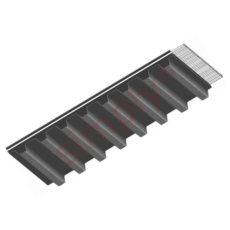 236L050 Major Brand Synchronous Toothed Belt 0.50 inch Wide 23.63 inch Length 63 Teeth