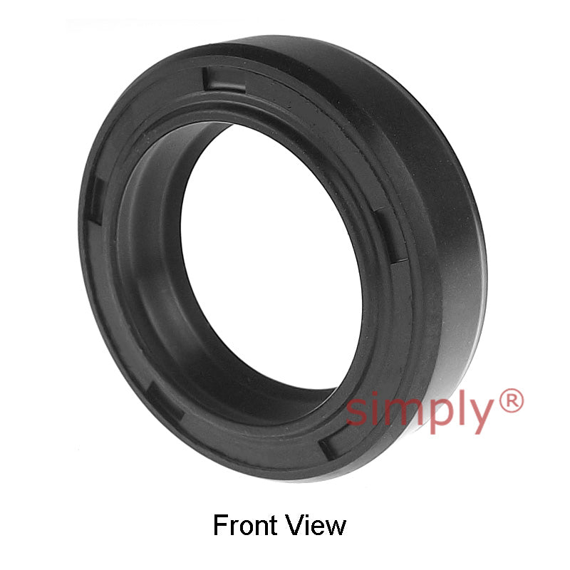 12x28x8mm Nitrile Rubber Double Lip Rotary Shaft Oil Seal with Garter Spring TC / R23