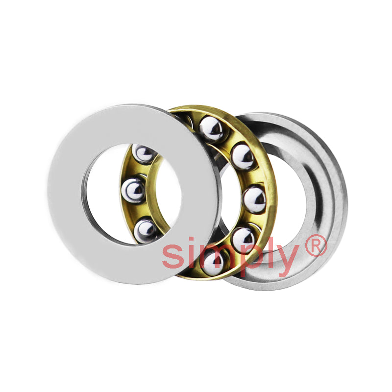 F6-13G Budget Single Thrust Ball Bearing with Grooved Washers 6x13x5mm
