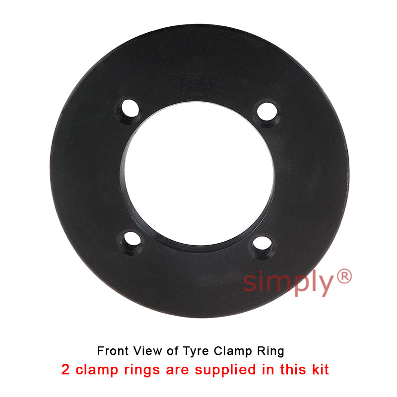 Major Branded F50H/F50B Outer Facing Taper Bore/Pilot Bored Tyre Drive Coupling Assembly with Natural Rubber Tyre