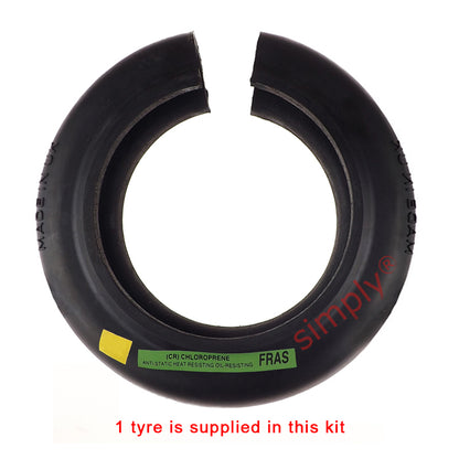 Major Branded F90B/F90B Pilot Bored Tyre Drive Coupling Assembly with Fire Resistant Antistatic (F.R.A.S) Tyre