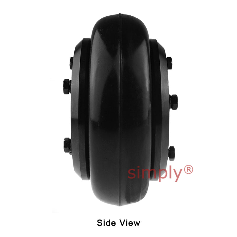 Major Branded F70H/F70H Outer Facing Taper Bores Type Tyre Drive Coupling Assembly with Natural Rubber Tyre