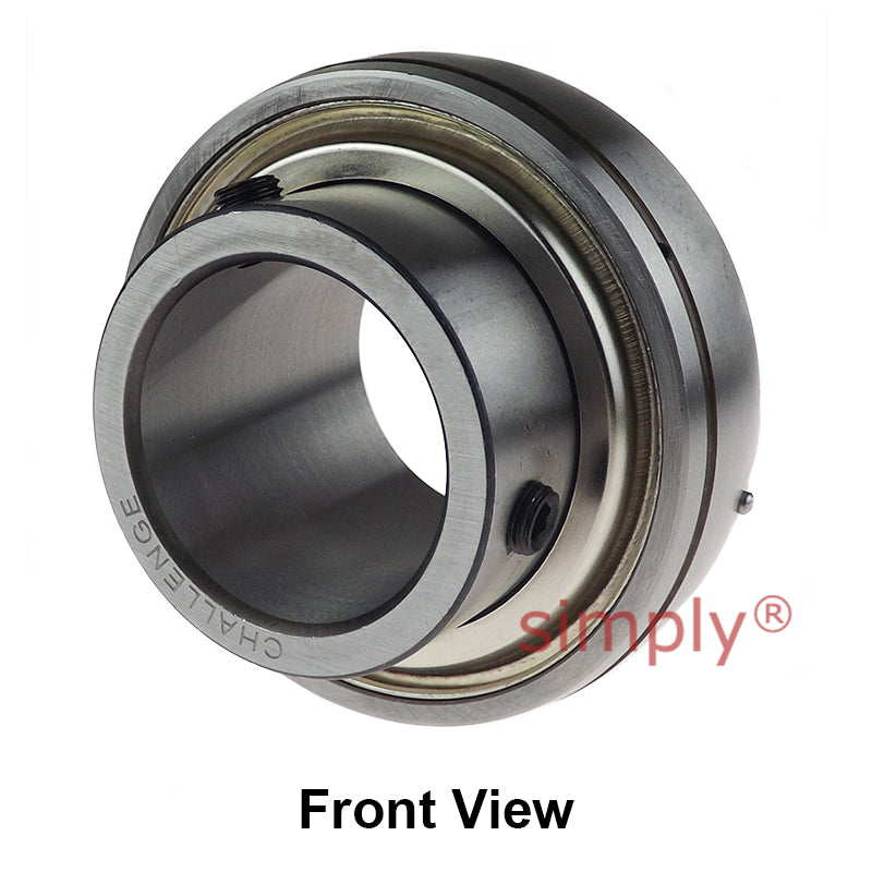 Challenge UC210-32 Imperial Insert with Grub Screws with 2 inch Bore 90mm Outside Dia and Triple Lip Seal Ideal for Agricultural and Outdoor Use