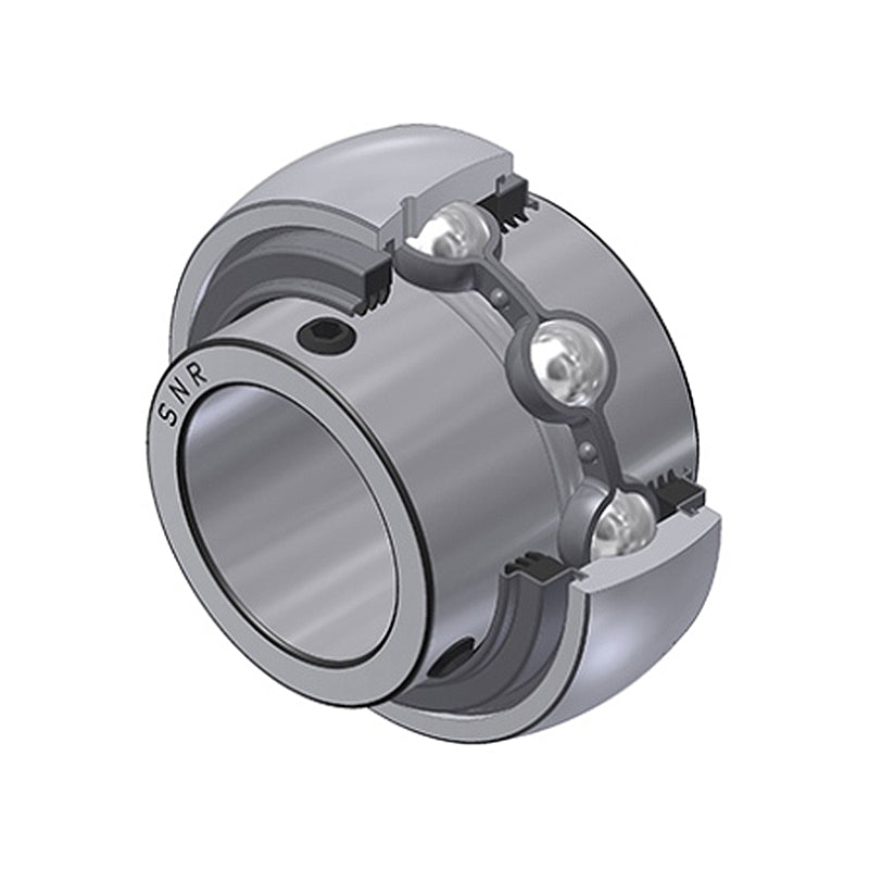 SNR UC311-32G2L3 Imperial Full Width Spherical Outer Bearing Insert 2 inch Bore 120mm Outside Diameter with Grub Screws and Triple Lip Seals - Allow 2-3 Days