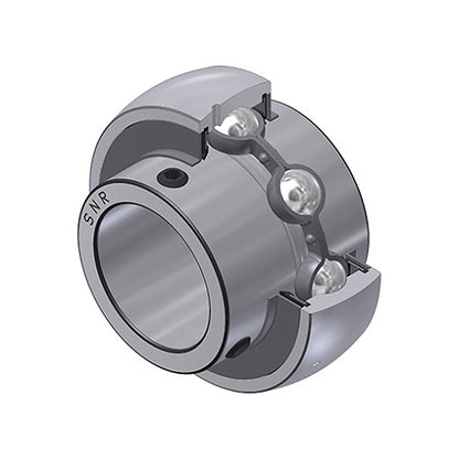 SNR UC209G2 Metric Full Width Spherical Outer Bearing Insert 45mm Bore 85mm Outside Diameter with Grub Screws
