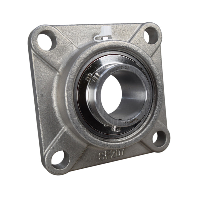 SSUCF210-30 Imperial Four Bolt Square Stainless Steel Flange Housing with 1-7/8 inch Bore Stainless Insert