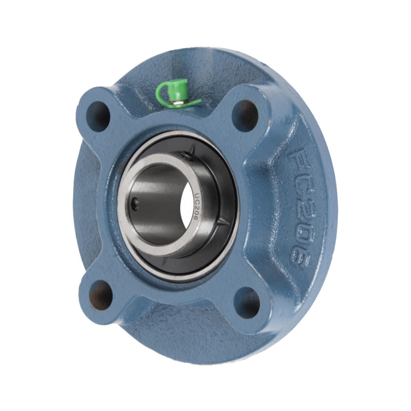 UCFC217 Metric Four Bolt Cast Iron Round Flanged Housing with 85mm Insert