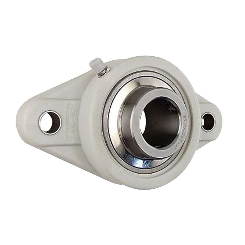 SSUCFL209-28 Imperial Two Bolt Oval Stainless Steel Flange Housing with 1-3/4 inch Bore Stainless Insert