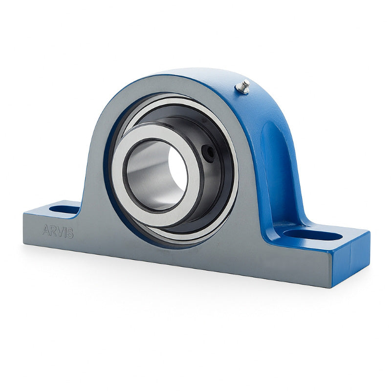 Major Brand UCP322-110M Metric Steel Two Bolt Pillow / Plummer Block Housing with 110mm Bore Insert - Allow 3-4 Weeks