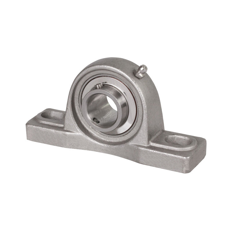 SSUCP207-22 Imperial Stainless Steel Two Bolt Pillow / Plummer Block Housing with 1-3/8 inch Bore Stainless Insert 