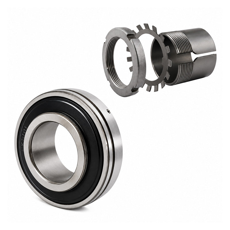 UK214/HS2314 Taper Bore Bearing Insert and Sleeve Fits 2-3/4 inch Shaft