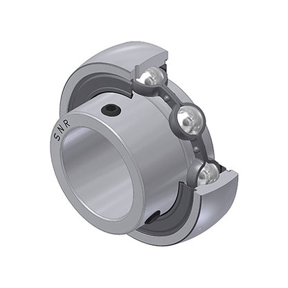 SNR US206G2 Metric Flatback Spherical Outer Bearing Insert 30mm Bore 62mm Outside Diameter with Grub Screws