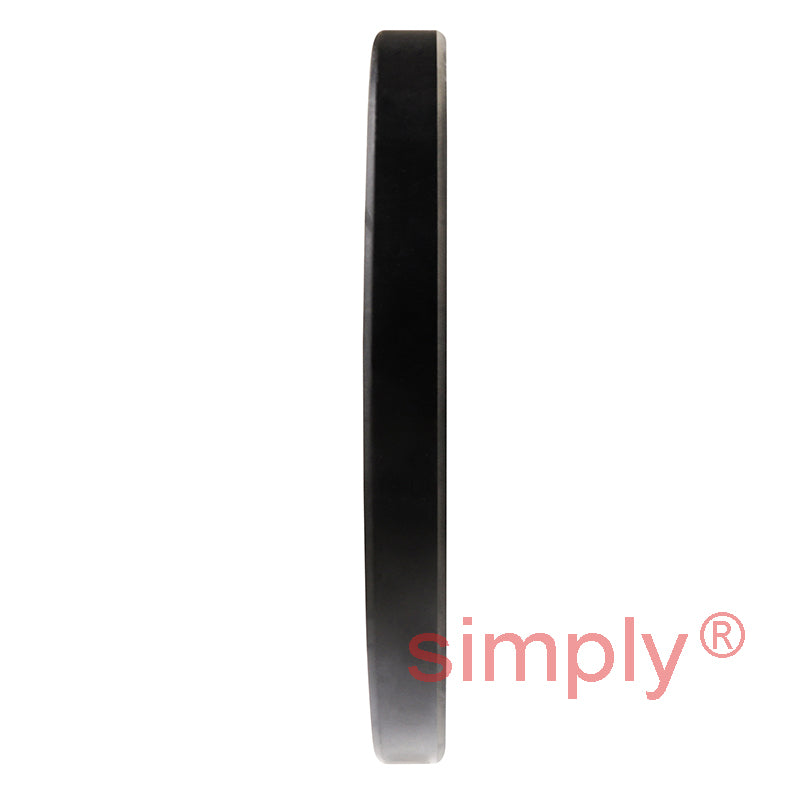 EC180X12 Nitrile Rubber End Cap Seal 180mm Outside Diameter 12mm Width