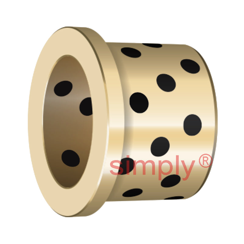 WMOF9011080 Flanged Oilless Bronze Bush 90x110x80mm