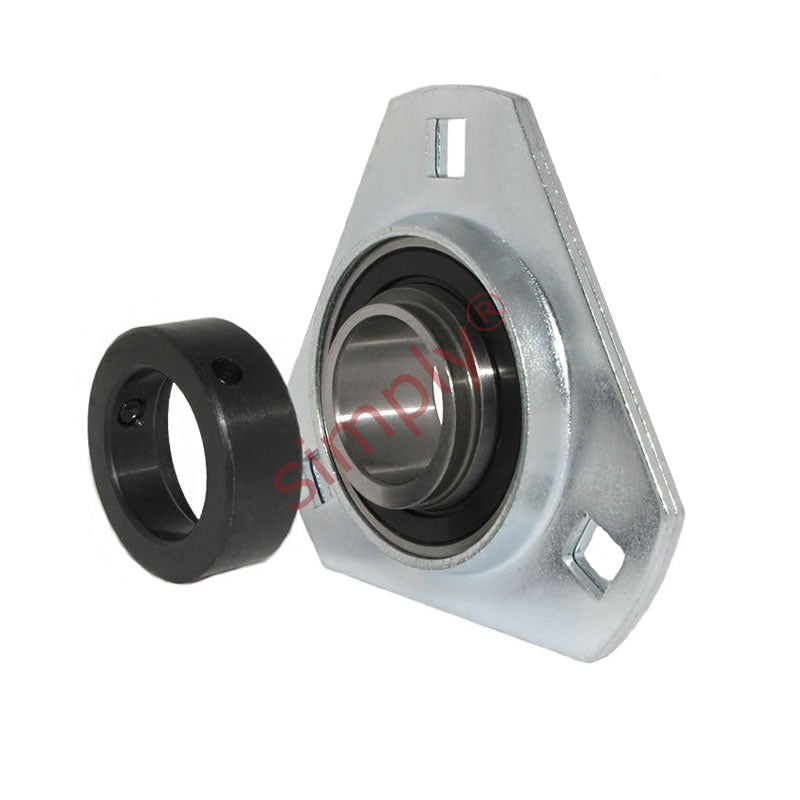 SKF PFD3/4FM Square Cast Housing with Grub Screw 3/4 inch Insert 