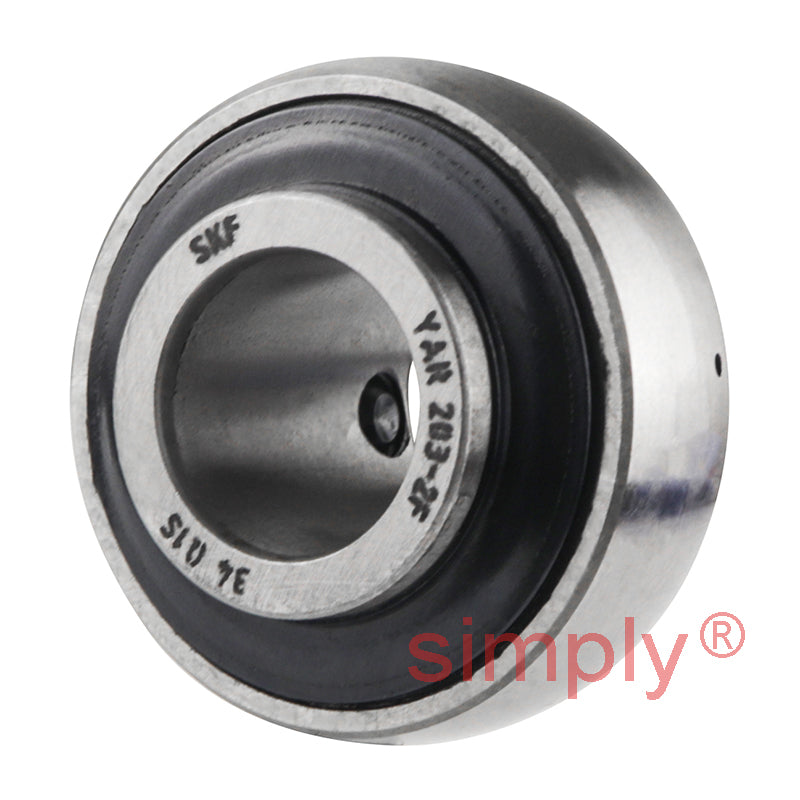 SKF YAR203-2F Grub Screw Type Bearing Insert with 17mm Bore 40mm Outside Diameter