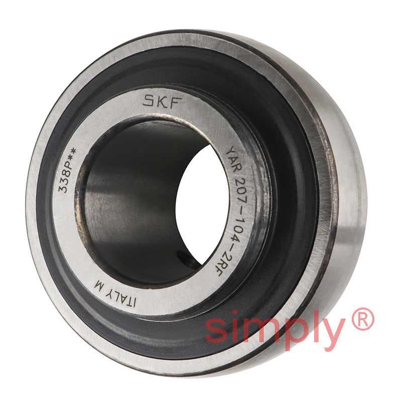SKF YAR207-104-2RF Grub Screw Bearing Insert 1-1/4 inch 72mm Outside Diameter