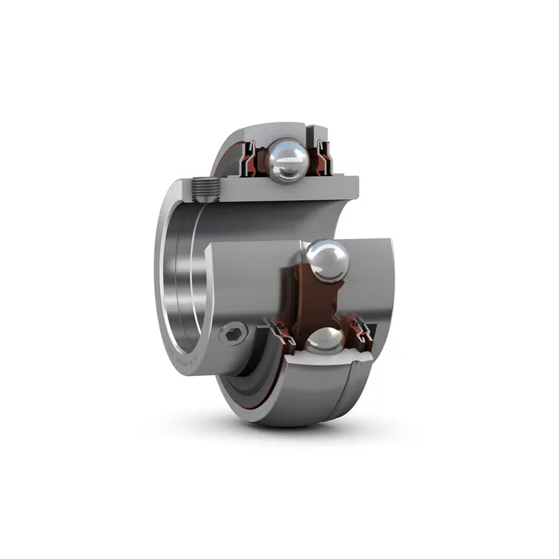 SKF YAT212-207 Grub Screw Type Bearing Insert 2-7/16 inch Bore 110mm Outside Diameter