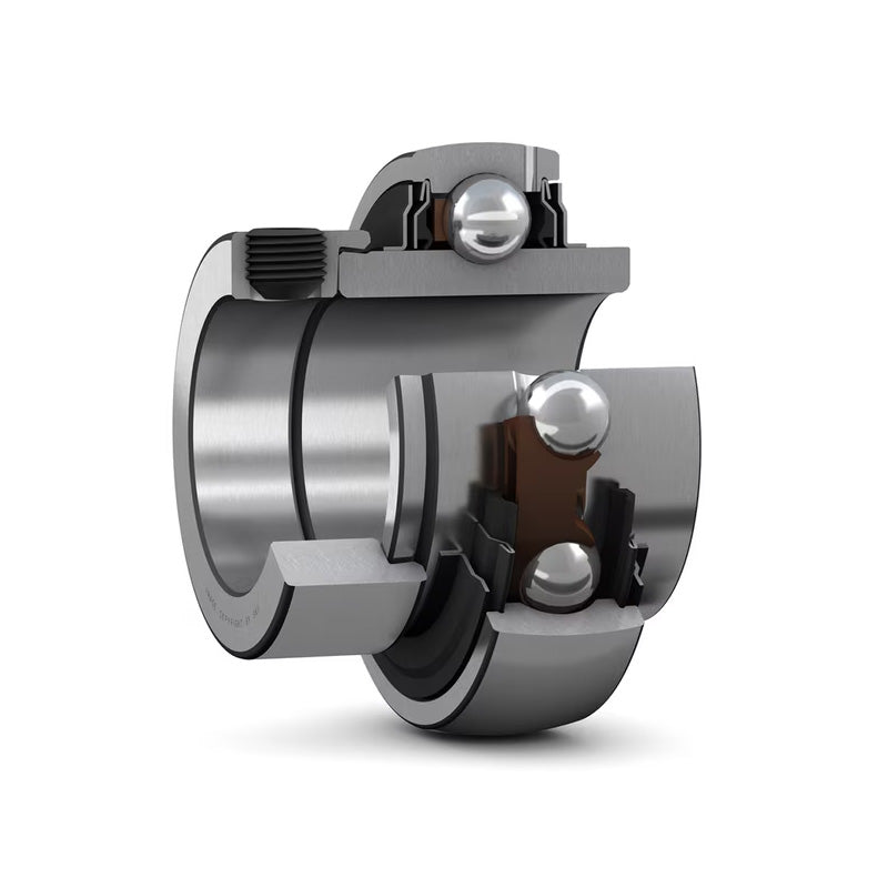 SKF YEL211-2F Eccentric Locking Collar Bearing Insert with 55mm Bore 100mm Outside Diameter